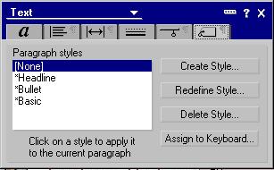 Text properties box 6